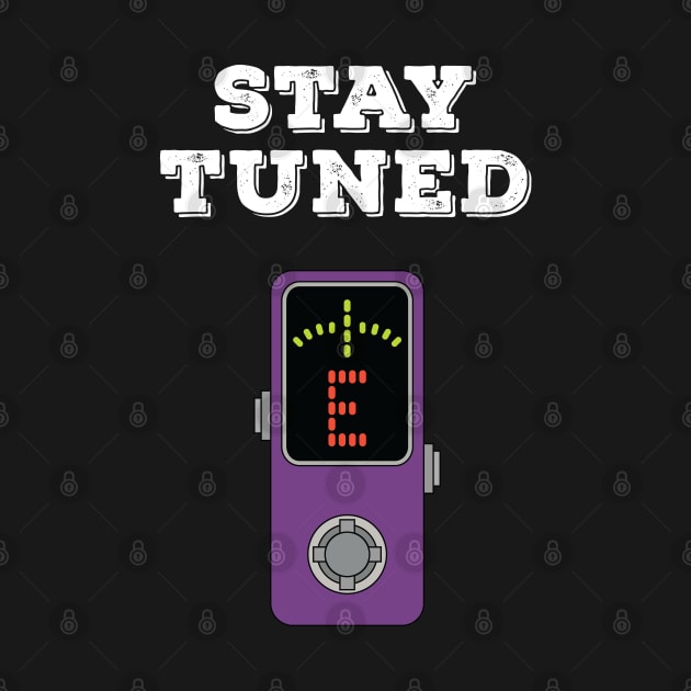 Stay Tuned Purple Pedal Tuner by nightsworthy