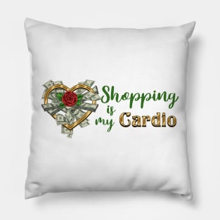 I Love Shopping Pillow