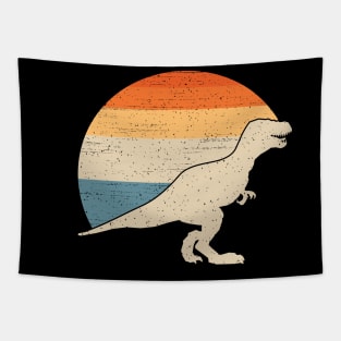 Dinosaur Vintage Sunset Tapestry