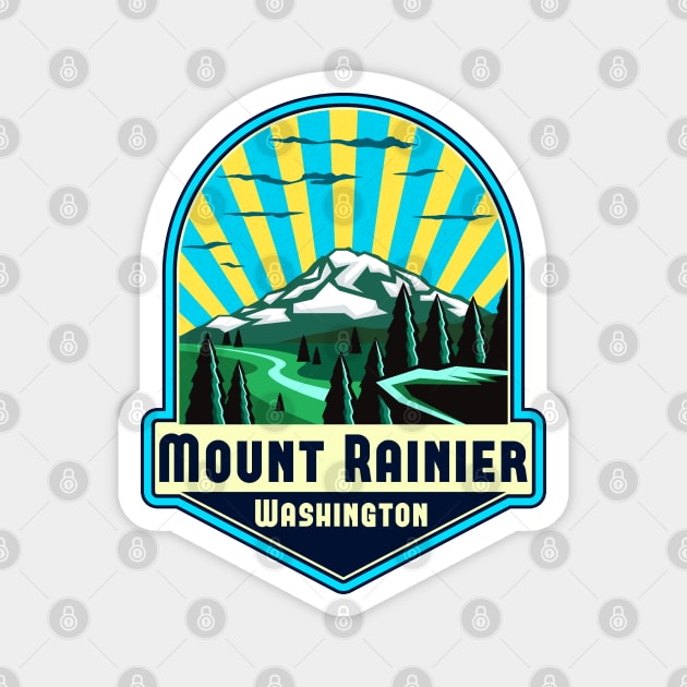 Mount Rainier National Park Washington WA Magnet by heybert00