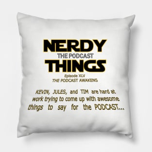 Nerdy Things Wars Logo Pillow