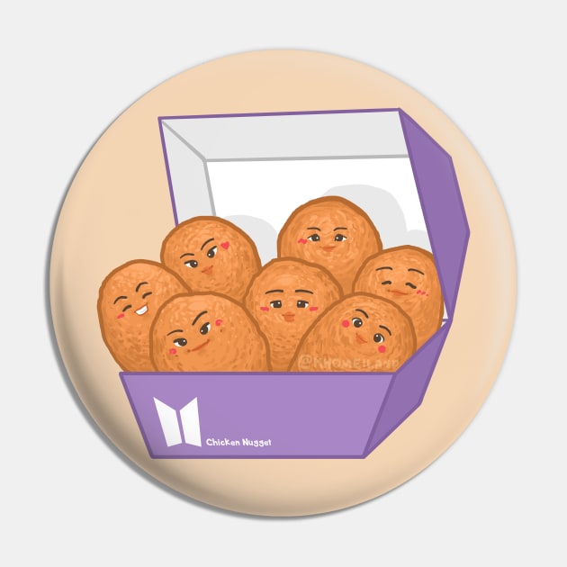 ARMY Chicken Nugget Pin by Khotekmei