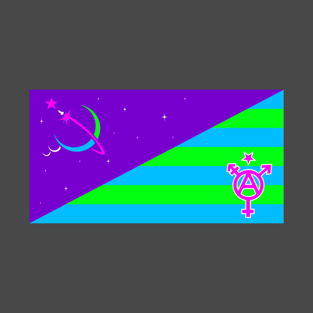 Fully Automated Luxury Queer Space Communism Flag by WallHaxx