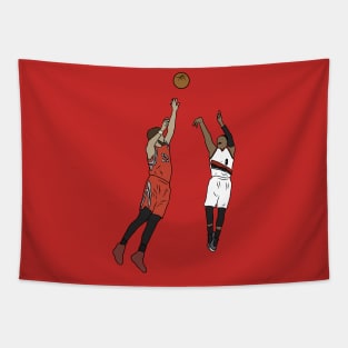 Damian Lillard Game Winner Vs. Houston Tapestry