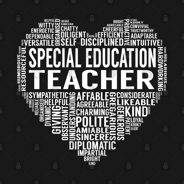 Special Education Teacher Heart by LotusTee