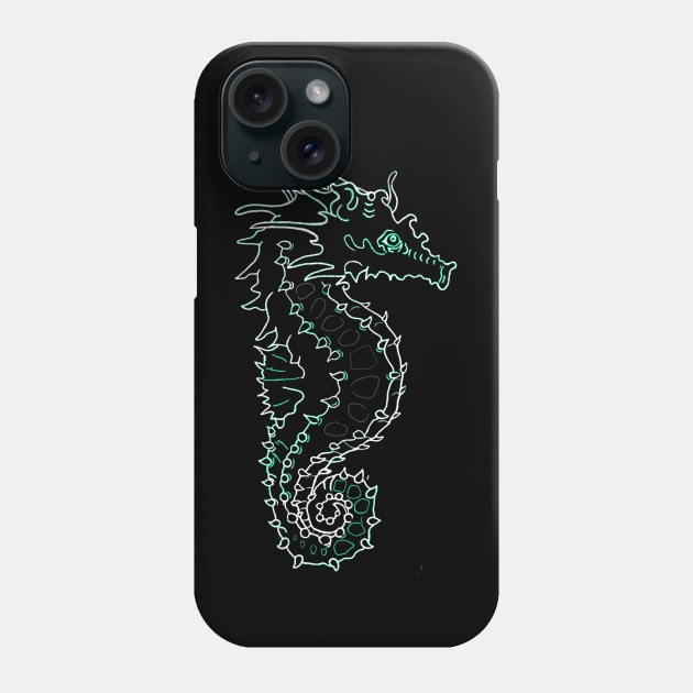 Seahorse Phone Case by Bolt•Slinger•22