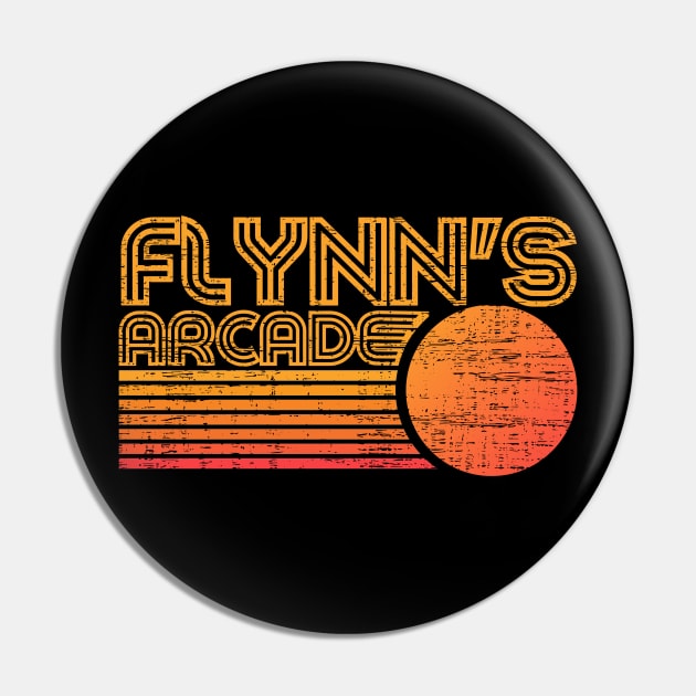 Flynns Arcade 80s retro vintage Pin by Myartstor 