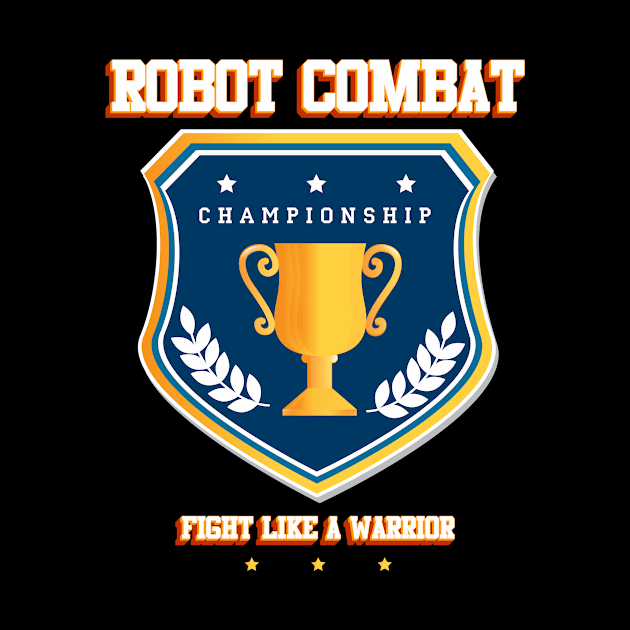 Robot combat by Baim_Art