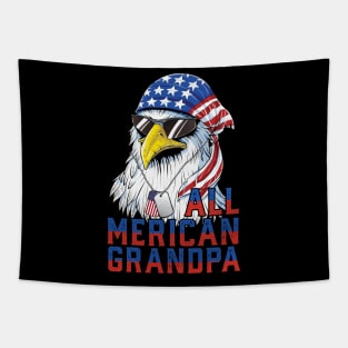 All Merican Grandpa Tapestry