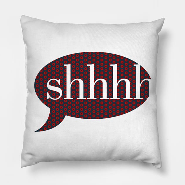 Phish: Shhhh Pillow by phlowTees