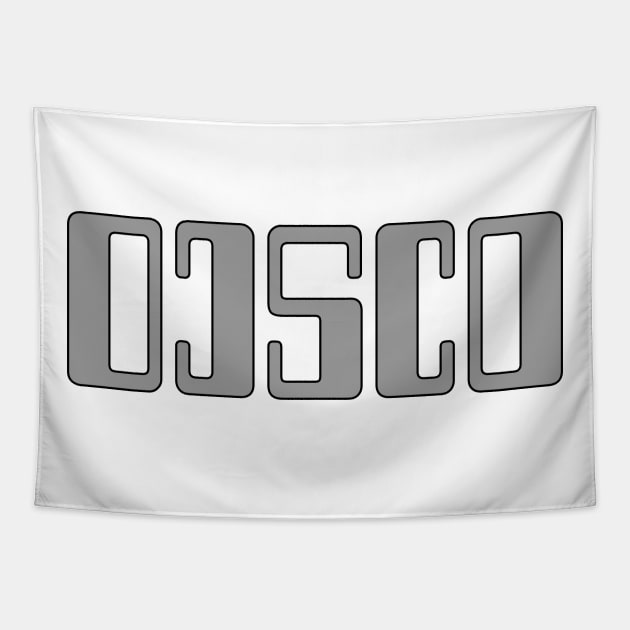 Disco Ambigram Tapestry by R U Kind Design