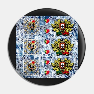 Portuguese folk art Pin