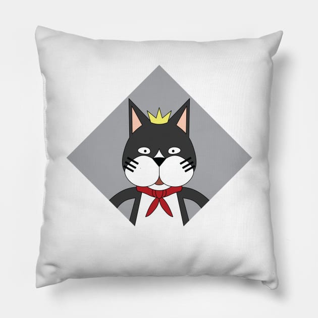 Cait Sith Doll Portrait Pillow by inotyler