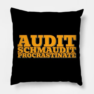 Procrastinate Tax Day Pillow