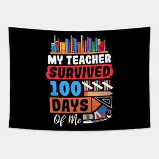 My Teacher Survived 100 Days Of Me Tapestry