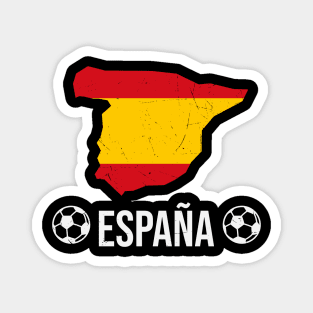 España Soccer Map National Team Fan Football Magnet