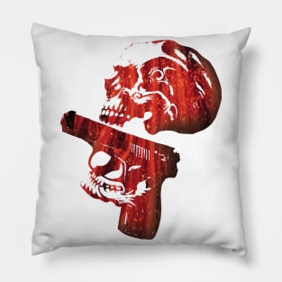 skull is armed Pillow