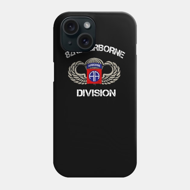 US Army 82nd AIRBORNE Division Veteran Vintage - Veterans Day Gift Phone Case by floridadori