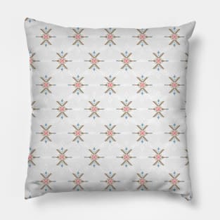 Tribal Geometric Motifs Pillow