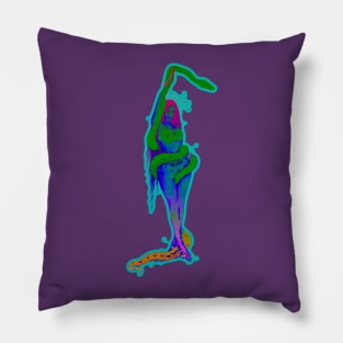 SERPENT QUEEN GREEN Pillow