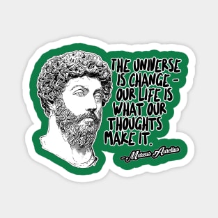 Marcus Aurelius Philosophy Quote Statement Design Magnet