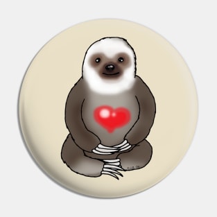 cute sloth cartoon Pin