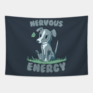 Nervous Energy Greyhound Tapestry