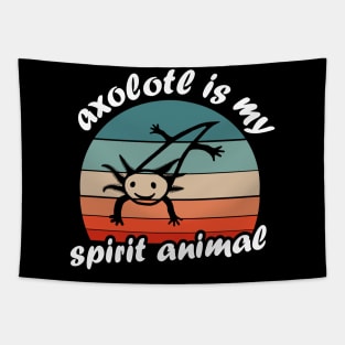 Axolotl Animal Merch Fish Kids Fan Gift Idea Tapestry