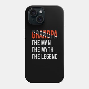 Grand Father Trinidadian And Tobagoan Grandpa The Man The Myth The Legend - Gift for Trinidadian And Tobagoan Dad With Roots From  Trinidad And Tobago Phone Case