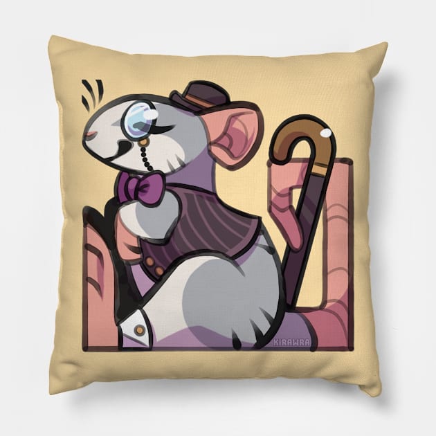 Fancy Rat Pillow by KiRAWRa