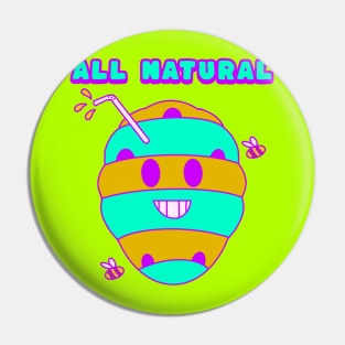 All Natural Honey, Kawaii Bee Hive Pin