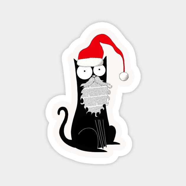 Santa Claws Magnet by Scratch