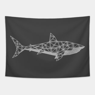 Geometric shark Tapestry