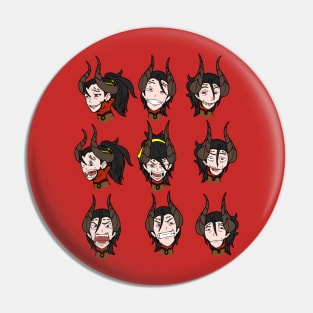 Devil Mercy Expressions Pin