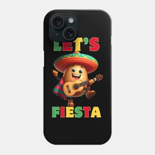 Let's Fiesta Potato Cinco De Mayo Mexican Cute Phone Case