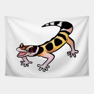 Leopard Gecko is ANGY sticker Tapestry