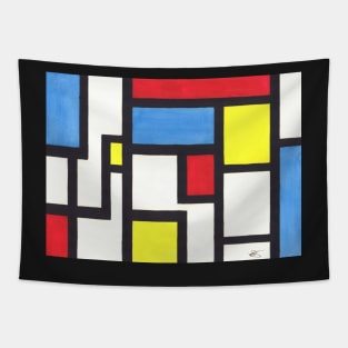 Tribute to Mondrian I Tapestry