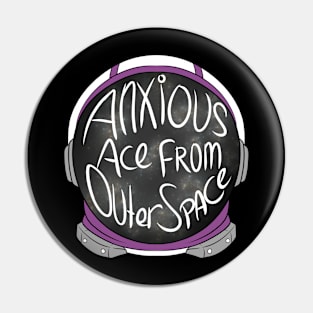 Anxious Ace From Outer Space Pin