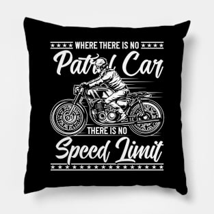 Patrol car speed limit Pillow