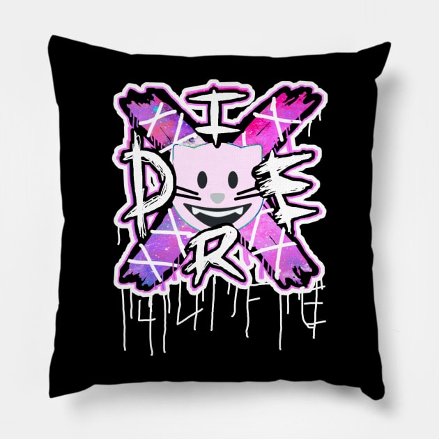 DIRE ''KITTY'' Pillow by KVLI3N