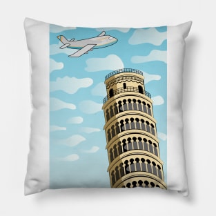 Leaning Tower Of Pisa Pillow