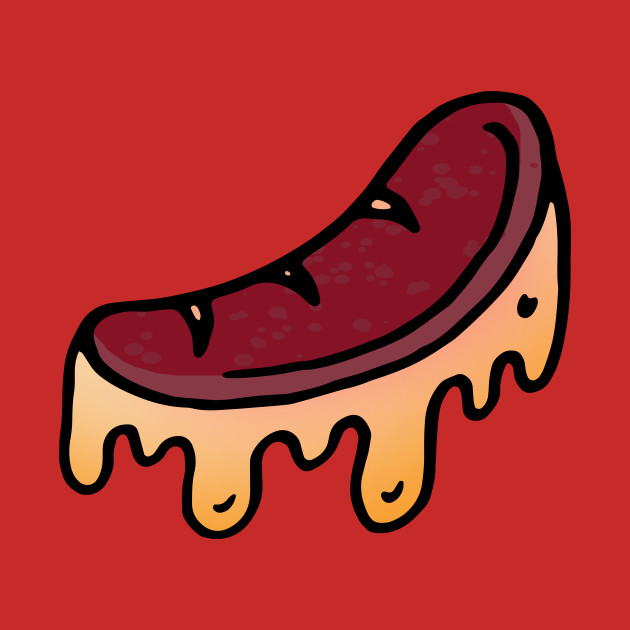 Simple Sausage Drawing by VANDERVISUALS