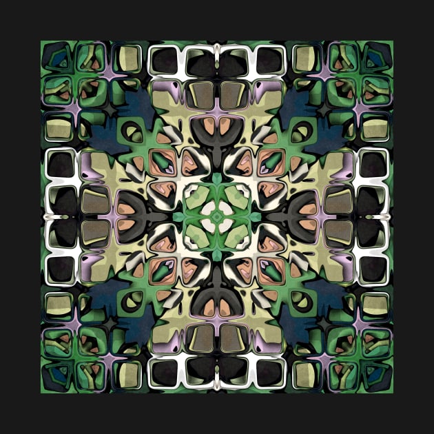 Green Kaleidoscope by perkinsdesigns