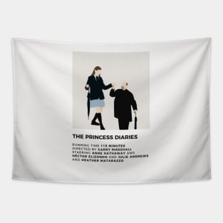 The Princess Diaries Minimalist Poster Tapestry