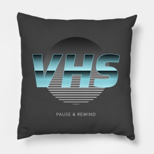 80s aesthetic video design Pillow