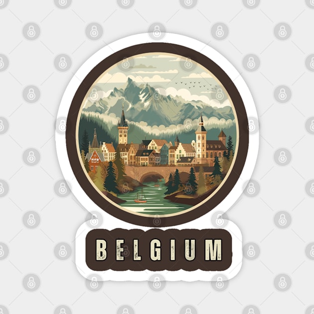 Belgium Magnet by Mary_Momerwids