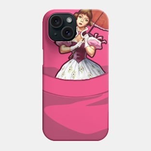 Faux Pocket Haunted Mansion Tightrope Girl Phone Case