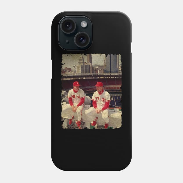 Rob Dibble and Norm Charlton in Cincinnati Reds Phone Case by anjaytenan