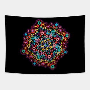 Bright & Colorful Mandala Tapestry