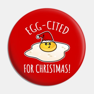 Egg-cited For Christmas Pin